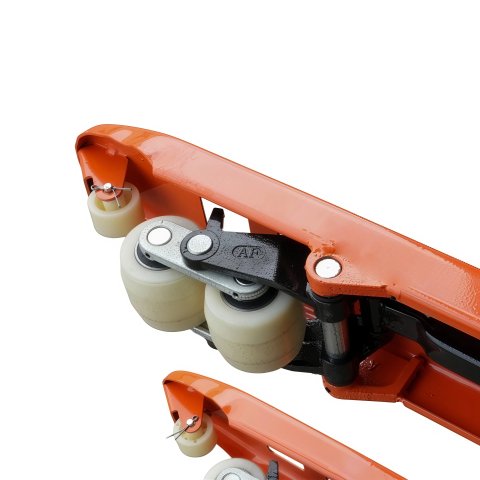 Тележка гидравлическая AC 25, г/п 2500 кг, вилы 1150x550 мм, нейлоновые колеса 180 мм